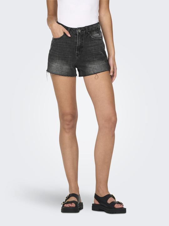 Produktbild Only ONLGABI Hohe Taille Normal geschnitten Jeans-Shorts Jeans-Shorts (S)