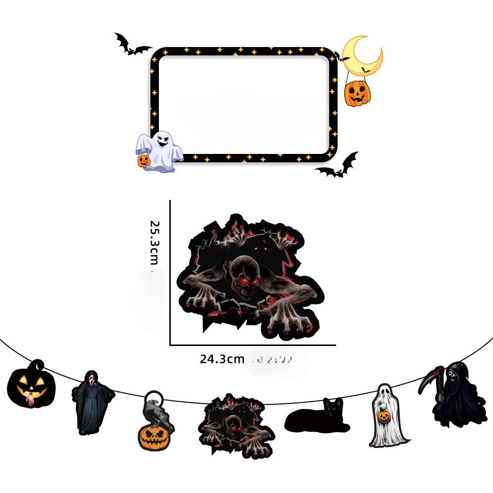 Thumbnail - Out of the blue Halloween Partydeko gruslige Papiergirlande