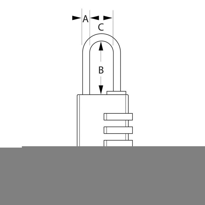 Actual product image Master Lock Combination lock 7630EURD