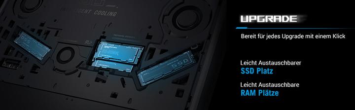 Actual product image ASUS ROG Strix Scar 18 RTX 5080 (18", Intel Core Ultra 9 275HX, 64 GB, 1000 GB, DE)