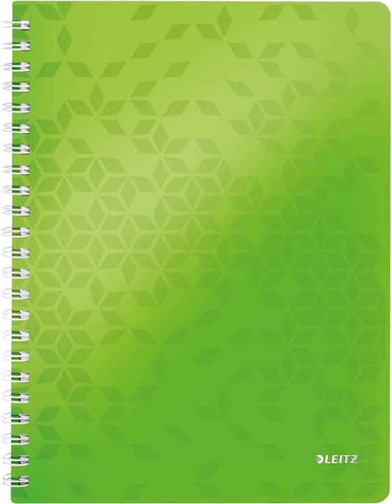 Image du produit Leitz Livre en spirale WOW (A4, À rayures, Couverture souple)