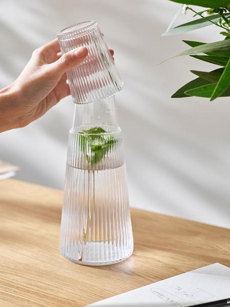 Produktbild Stelton Pilastro carafe with glass 1 l (x-507) (1 l)