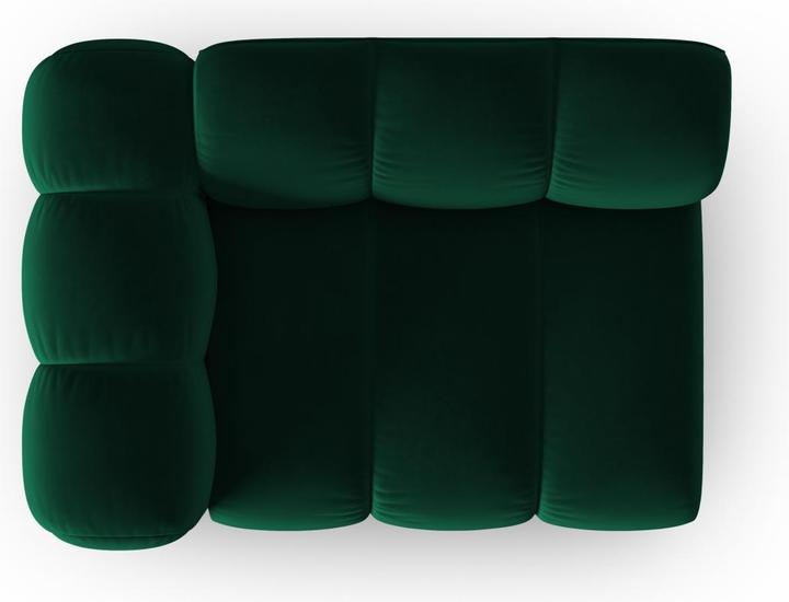 Actual product image Micadoni Velvet Modul Left, "Lupine", 1 Seat, 115x95x70Made in Europe (1-seater, Modular sofa)