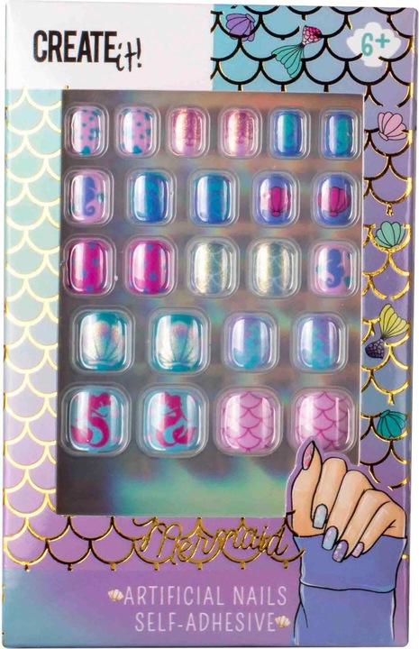 Produktbild Create It! Mermaid -Kunstnägel, selbstklebend