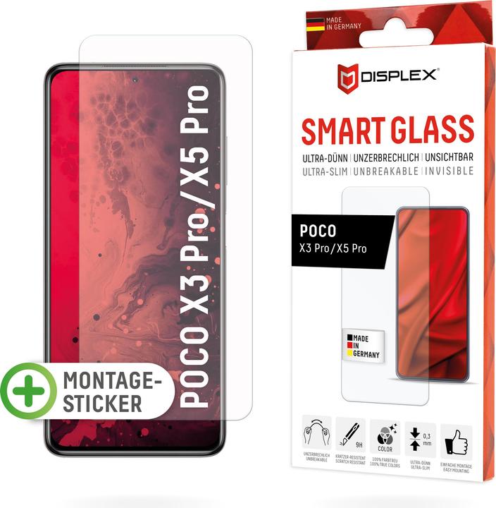 Produktbild Displex Smart Glass (1 Stk., Xiaomi Poco X5 Pro)