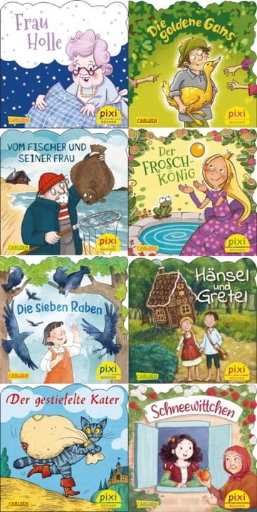 Pixi-8er-Set 293: Pixis liebste Märchen (8x1 Exemplar), 8 Teile (Deutsch, Diverse, 2024)