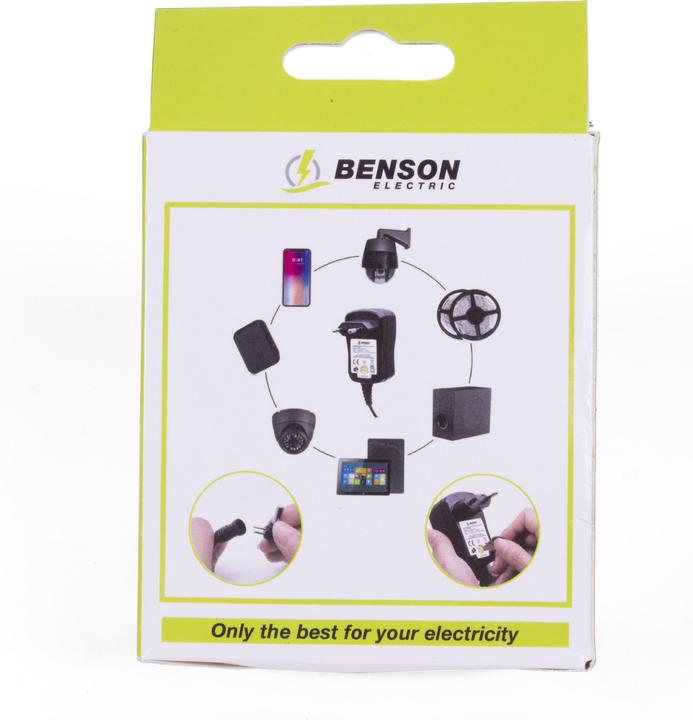 Image du produit Benson Electric Adaptateur secteur universel 600mA, type AC/DC, 6 connecteurs interchangeables