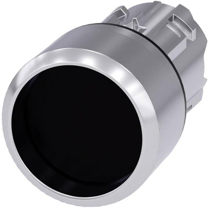 Produktbild Siemens Drucktaster Front 1f sw Ř22mm rnd 3SU1050-0CB10-0AA0