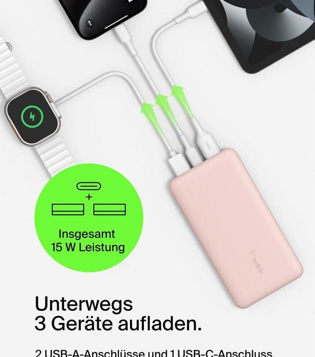 Produktbild Belkin BoostCharge (10000 mAh, 15 W, 37.37 Wh)