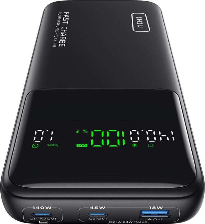 INIU Power Bank (27000 mAh, 140 W, 99.90 Wh)