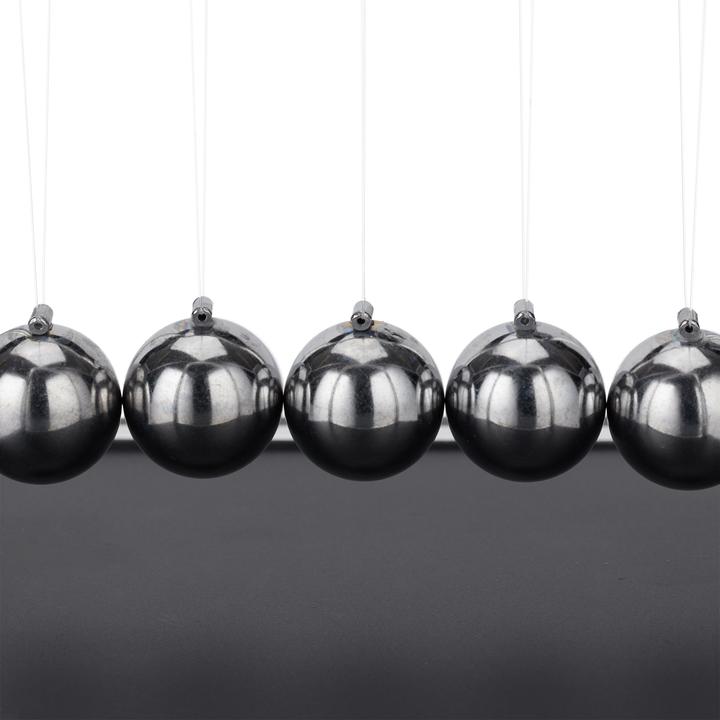 Actual product image Relaxdays Newton's Cradle Pendulum (13.5 x 11.5 x 13.5 cm)