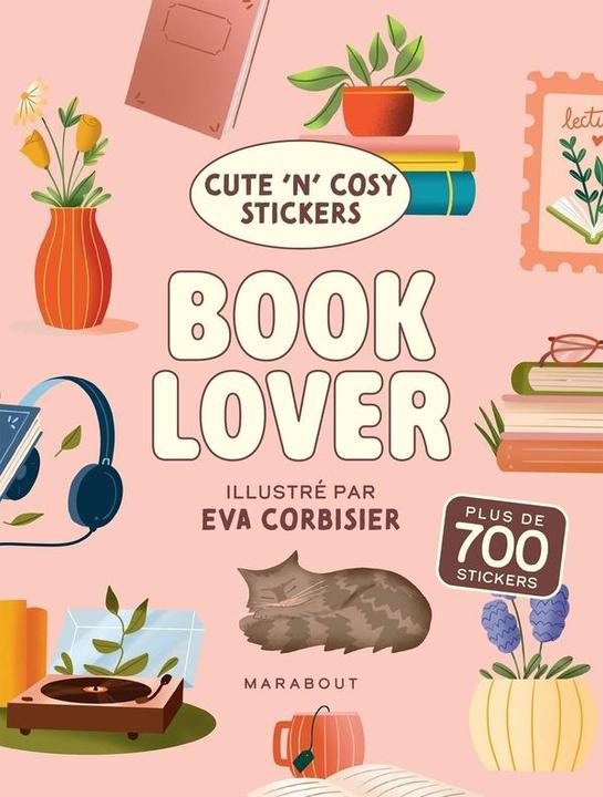 Produktbild Book lover : plus de 700 stickers : cute 'n' cosy stickers (700 Sticker)