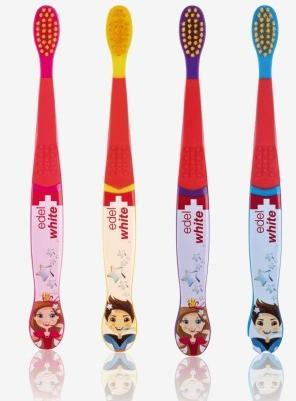 Produktbild Edel + White EDEL WHITE Flosebru Kidzahnb UltraEW K4D (Extra weich, 1 x)