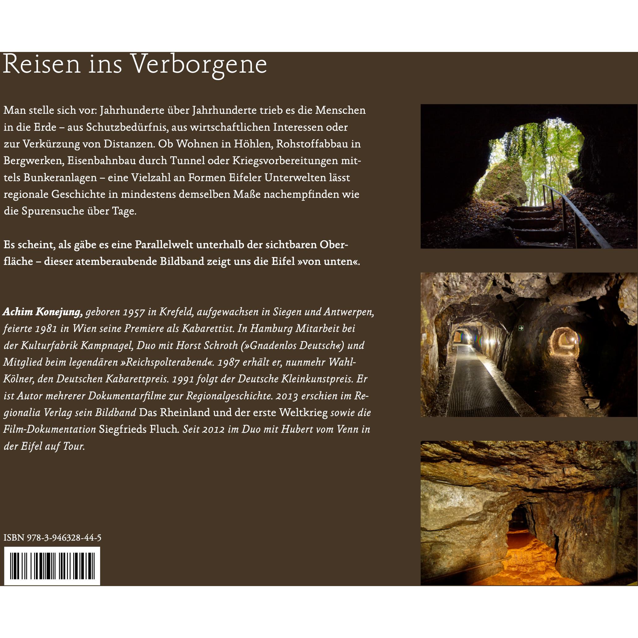 Thumbnail - Eifeler Unterwelten, Sachbücher von Achim Konejung