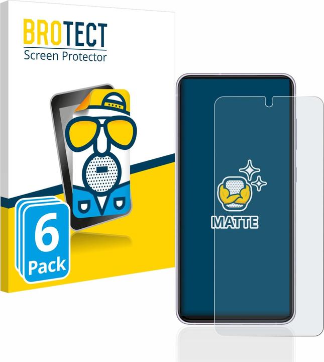 Image du produit BROTECT Film de protection antireflet Protection d'écran mat (6 pièce(s), Samsung Galaxy S21)