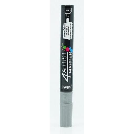 Pebeo, Marker, 4Artist Marker 4mm Rund (Silber, 4 mm)