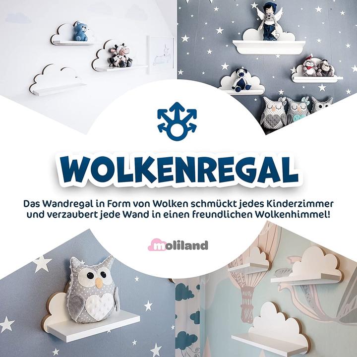 Produktbild Moliland Wolkenregal Set, Laguna