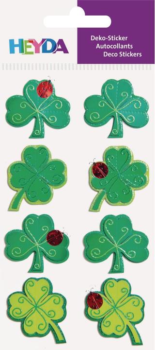 Heyda Motivsticker Kleeblatt (8 Sticker)