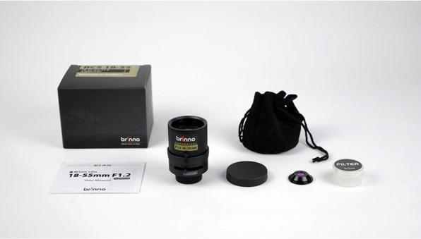 Image du produit Brinno Lens BCS 18-55 Objectif pour TLC200 Pro Distance focale 18-55 Ouverture f1.2 (Monture C)