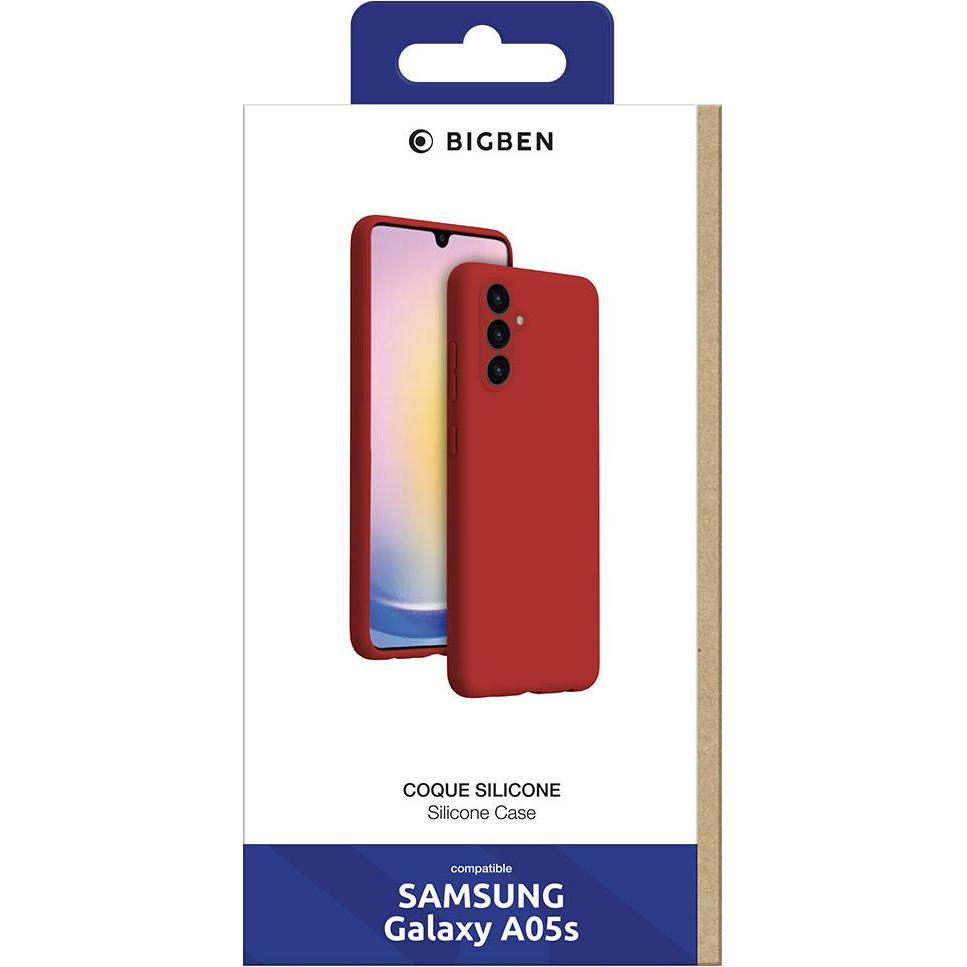 Thumbnail - Bigben VelvetShield Series (Samsung Galaxy A05s), Smartphone Hülle, Rot