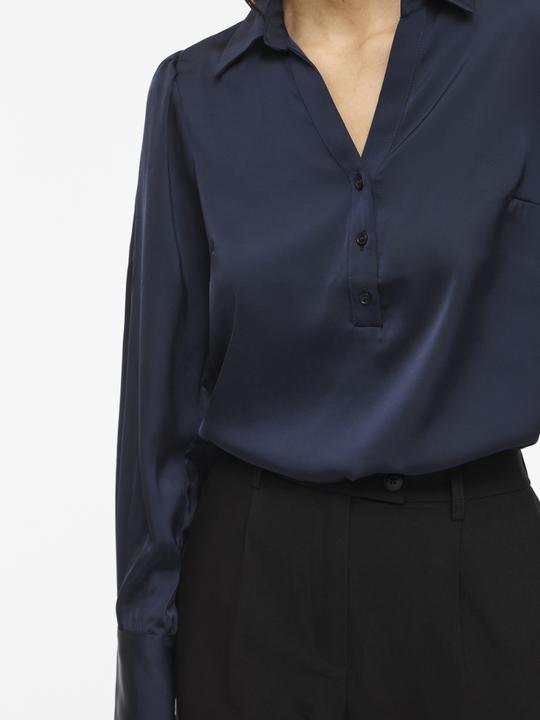 Immagine prodotto Vila VIENNA V-Ausschnitt Langarmhemd (34)