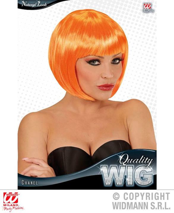 Image du produit Widmann Perruque Bob orange