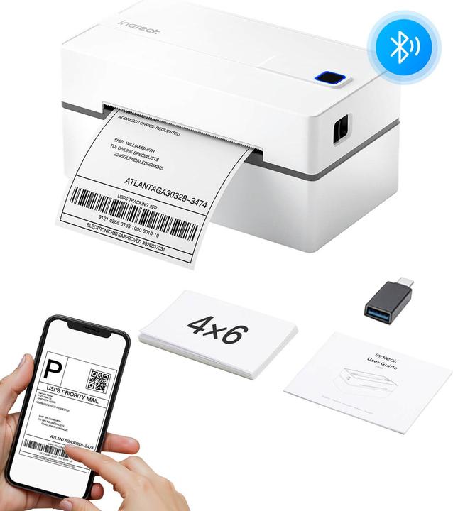 Image du produit Inateck Barcodescanner PR40 white (PR40 white) (203 dpi)