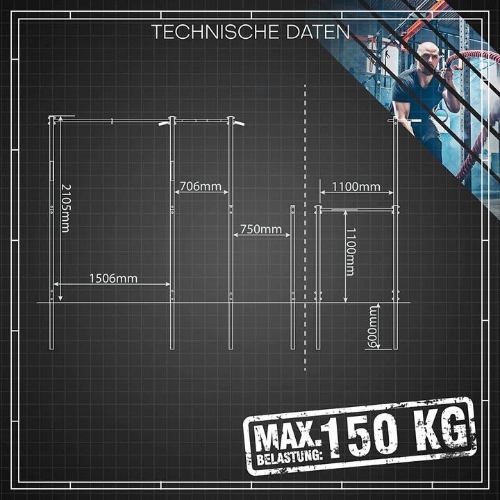 Immagine prodotto K-Sport Barra per trazioni all'aperto