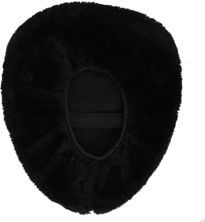 Actual product image Benson Saddle cover fur soft black