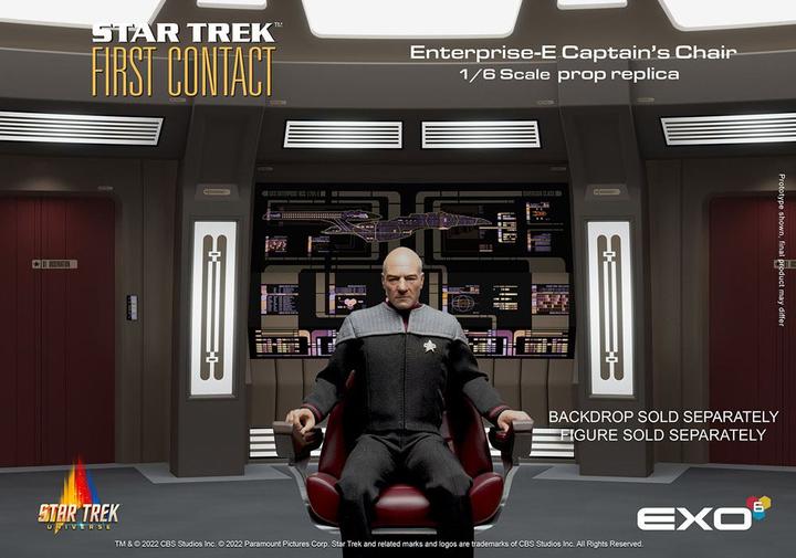 Produktbild Exo-6 Star Trek: First Contact - Captain's Chair 1:6 Scale Prop Replica