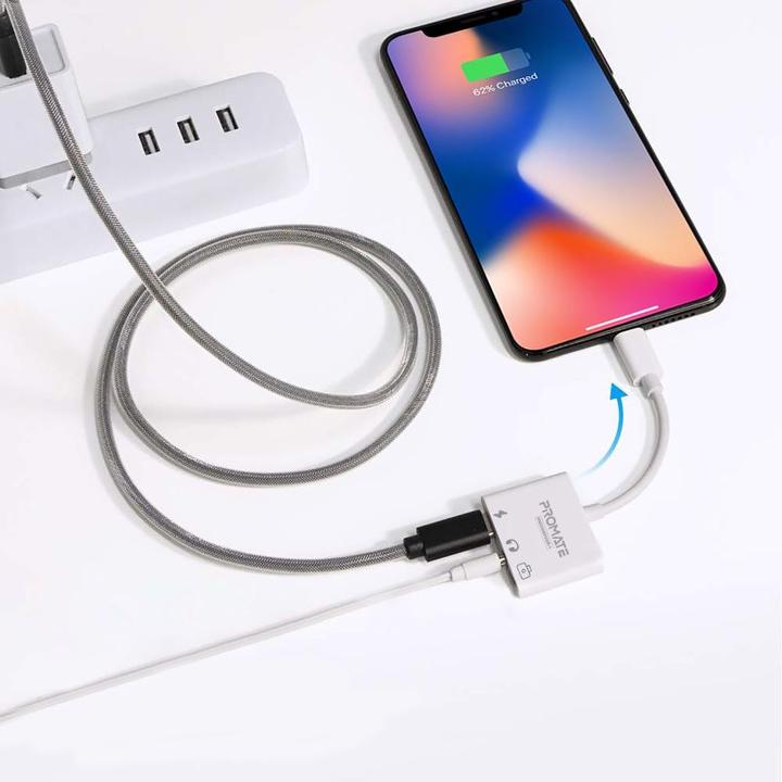Actual product image ProMate MediaBridge-i 3 in 1 Media Hub (N connection, USB 3.0, 3.5mm socket, USB Type C)