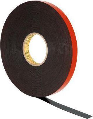 Actual product image 3M 5962F, VHB™ Black Foam Tape, 25mm x 33m, 1.6mm Thick (280 mm)