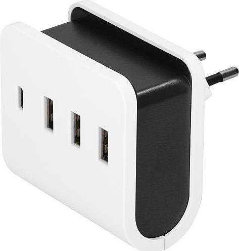 Produktbild REV USB Ladegerät 3x USB-A 1x USB-C (24 W, 4 Ports)