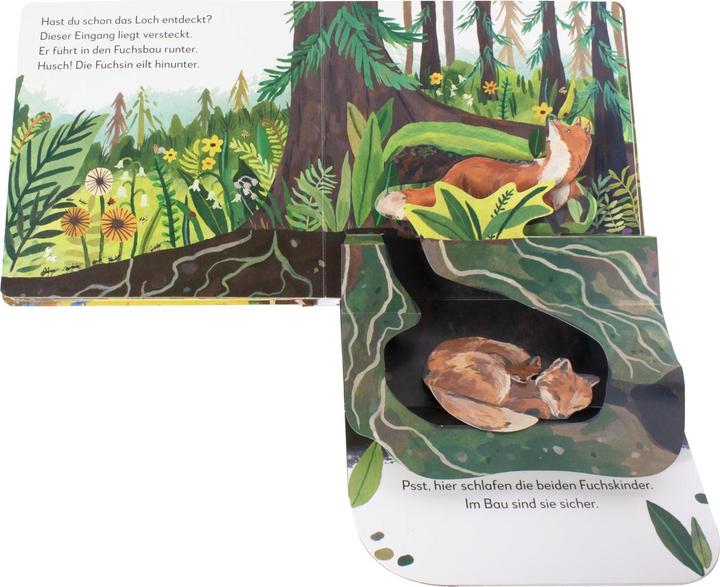 Image du produit Mon livre pop-up pour s'émerveiller. Qui vit dans la forêt? (Allemand)