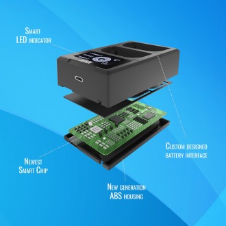 Actual product image Newell charger FDL-USB-C Dual-Channel Sony NP-FZ100 (Charger)