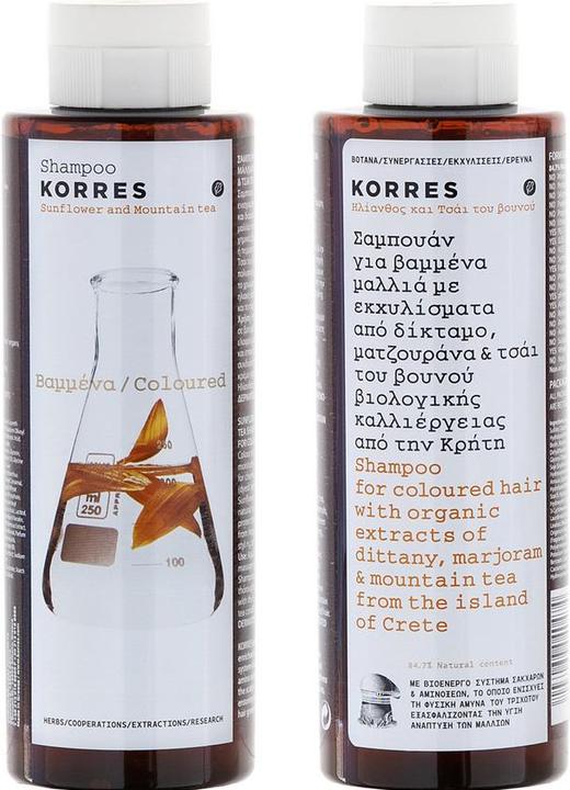 Korres Sunflower & Mountain Tea (250 ml, Flüssiges Shampoo)