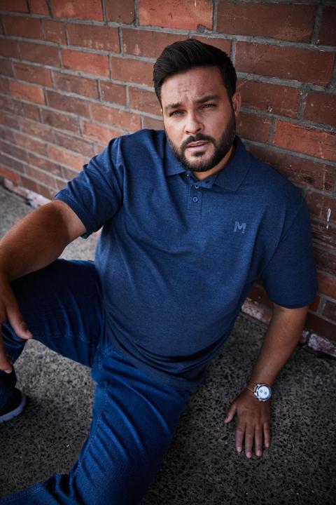 Actual product image Men+ Poloshirt, Basic, Piqué, Halbarm (8XL)