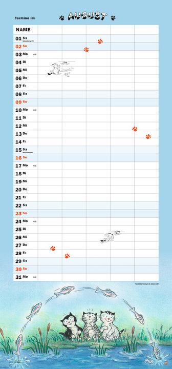 Actual product image Heye Familienplaner (21 x 45 cm)
