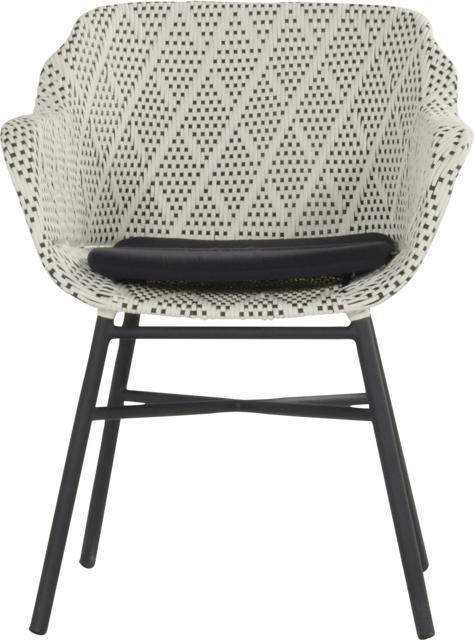 Actual product image Hartman Delphine wicker dining chair without cushion