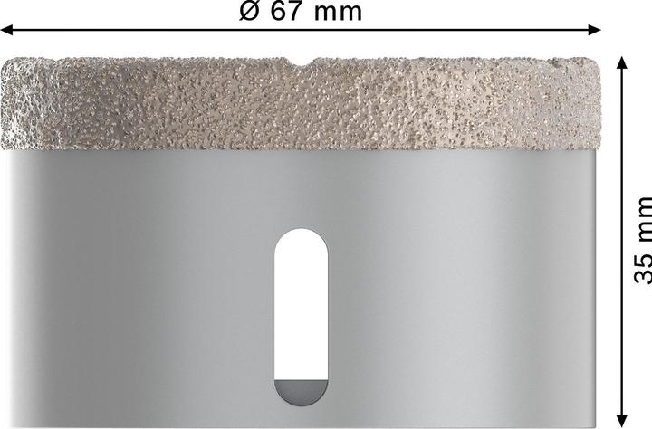 Productafbeelding Bosch Professional Zubehör XLOCK Diamant droogboor (67 mm)
