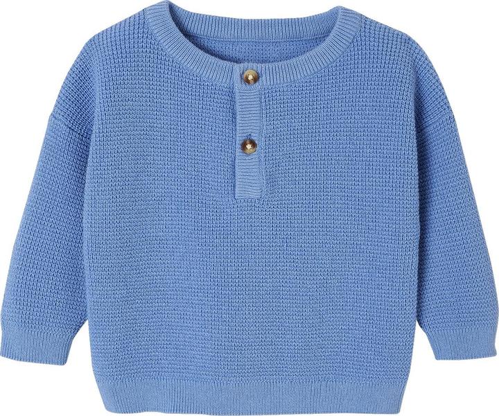 Actual product image Vertbaudet Baby Henley-Pullover aus Waffelpikee (62)
