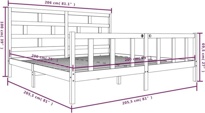 Produktbild vidaXL Cressida (200 x 200 cm)