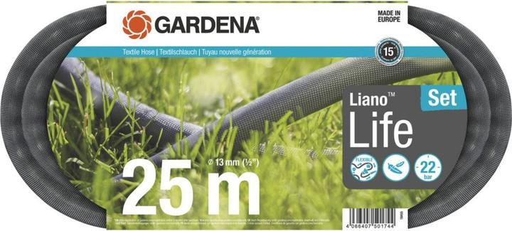 Actual product image Gardena Liano Life 1/2 Set (25 m, 13 mm)