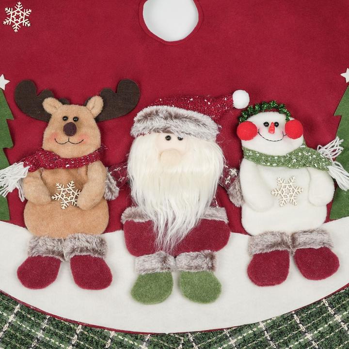 Image du produit Hermex Christbaumdecke Weihnachtsbaum-Teppich Tannenbaum-Rock Baumunterlage