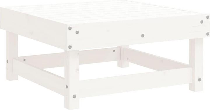 Produktbild VidaXL 3-tlg. Garten-Lounge-Set Weiss Massivholz Kiefer,Farbe