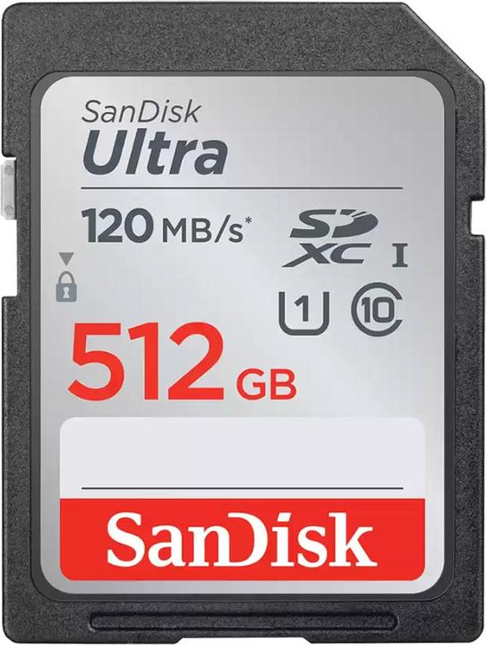 Produktbild SANDISK Ultra (512 GB, SDXC, U1, UHS-I)