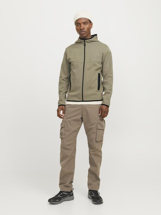 Produktbild Jack & Jones Einfarbig Kapuzenpullover mit Reissverschluss Kapuzenjacke (M)