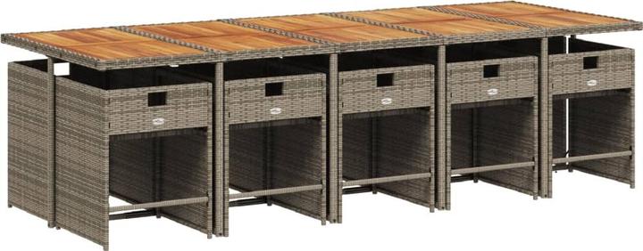 Produktbild vidaXL Garten Essgruppe (275 x 106 x 73 cm)
