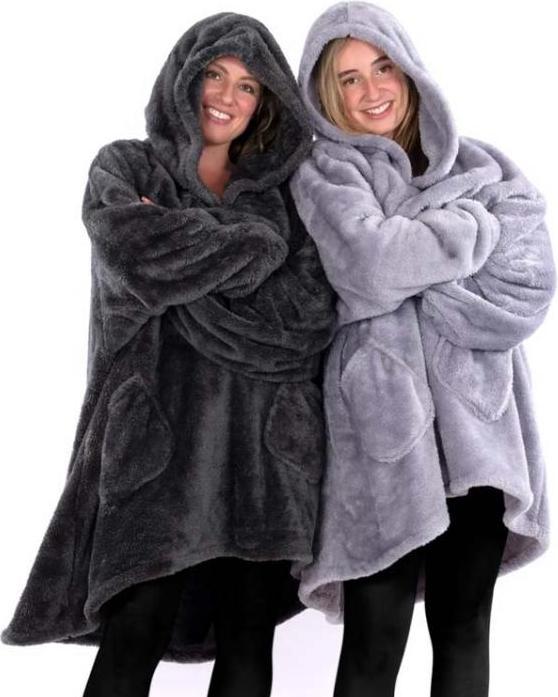 Actual product image TOP Hooded blanket (93 x 96 cm)