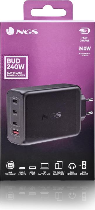 Image du produit NGS BUD 240W (240 W, 4 ports)
